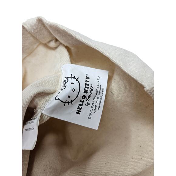 Hello Kitty Japanese Kimono Tote Bag Canvas Kawaii Cotton School Book Commute - Picture 3 of 5